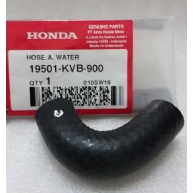WATER PIPE AB 110 / CLICK 110 / ของแท้ HONDA ZIN - 19501KVB900 - 19502KVB900 - 19504KVB900 - ZIN