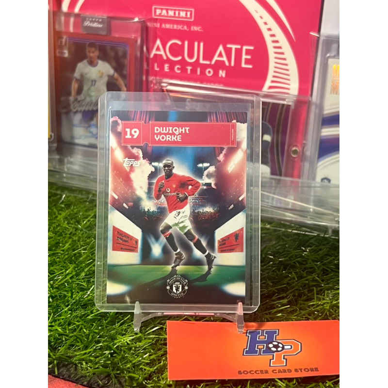 Dwight Yorke First Old Trafford Goal Topps Manchester United Team Set 2024/25 การ์ดฟุตบอล