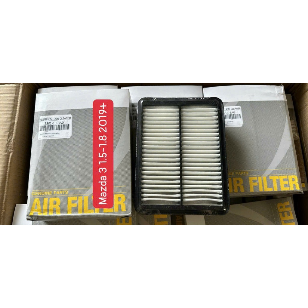 กรองอากาศเครื่องยนต์ Mazda 3 1.5L 1.8L 2019-ปัจจุบัน รหัส S801-13-3A0