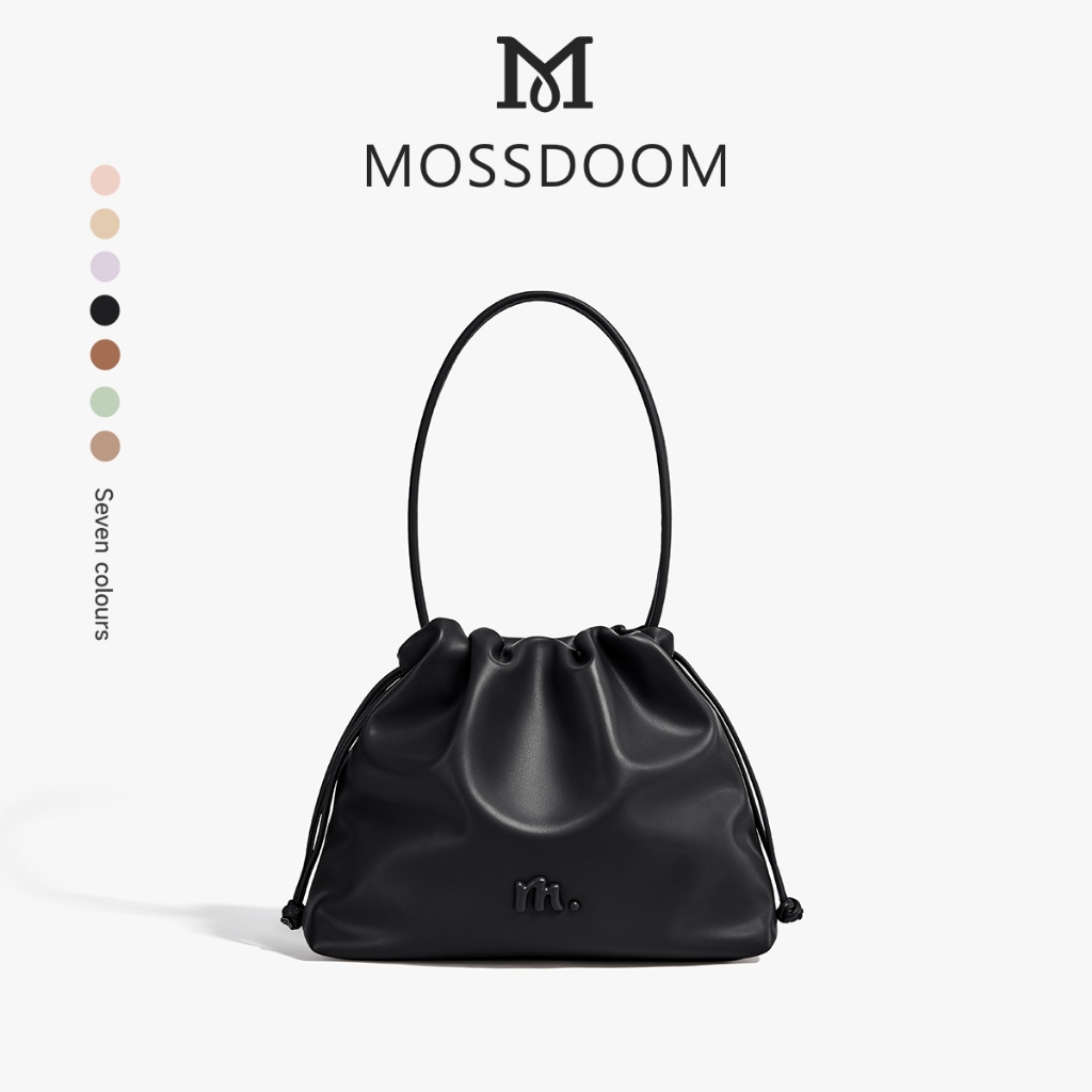 MOSSDOOM Danica Bag Simple Drawstring Design กระเป๋าสะพายความจุขนาดใหญ่