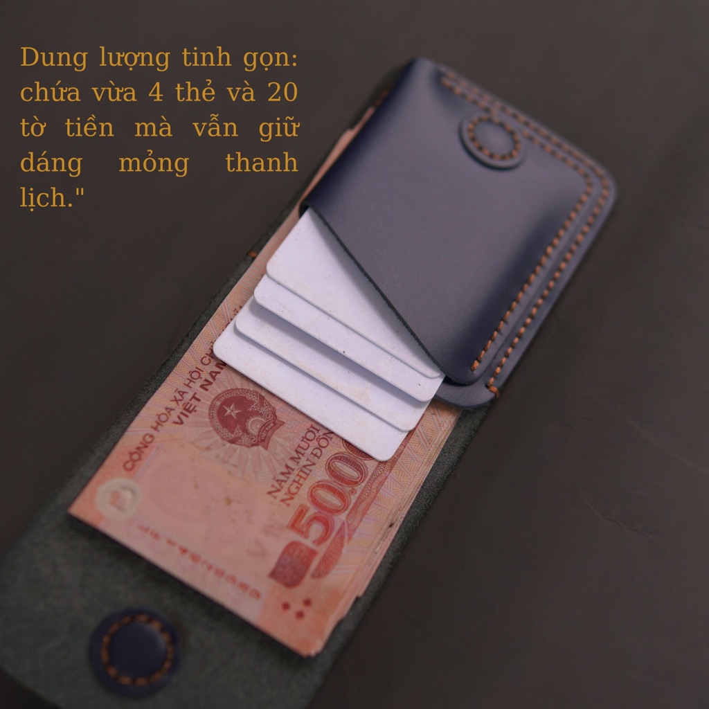 กระเป๋าสตางค์ดอกบัวขนาดเล็ก 3 ใบ หนังวัวแท้แฮนด์เมดขนาดกะทัดรัดและสะดวก 2025 แม่เหล็กแข็งแรง โวลต์2 - รูปที่ 5