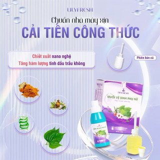 ( HÀNG BÁN CHẠY NHẤT )bộ muối vệ sinh phụ nữ lilyfresh .