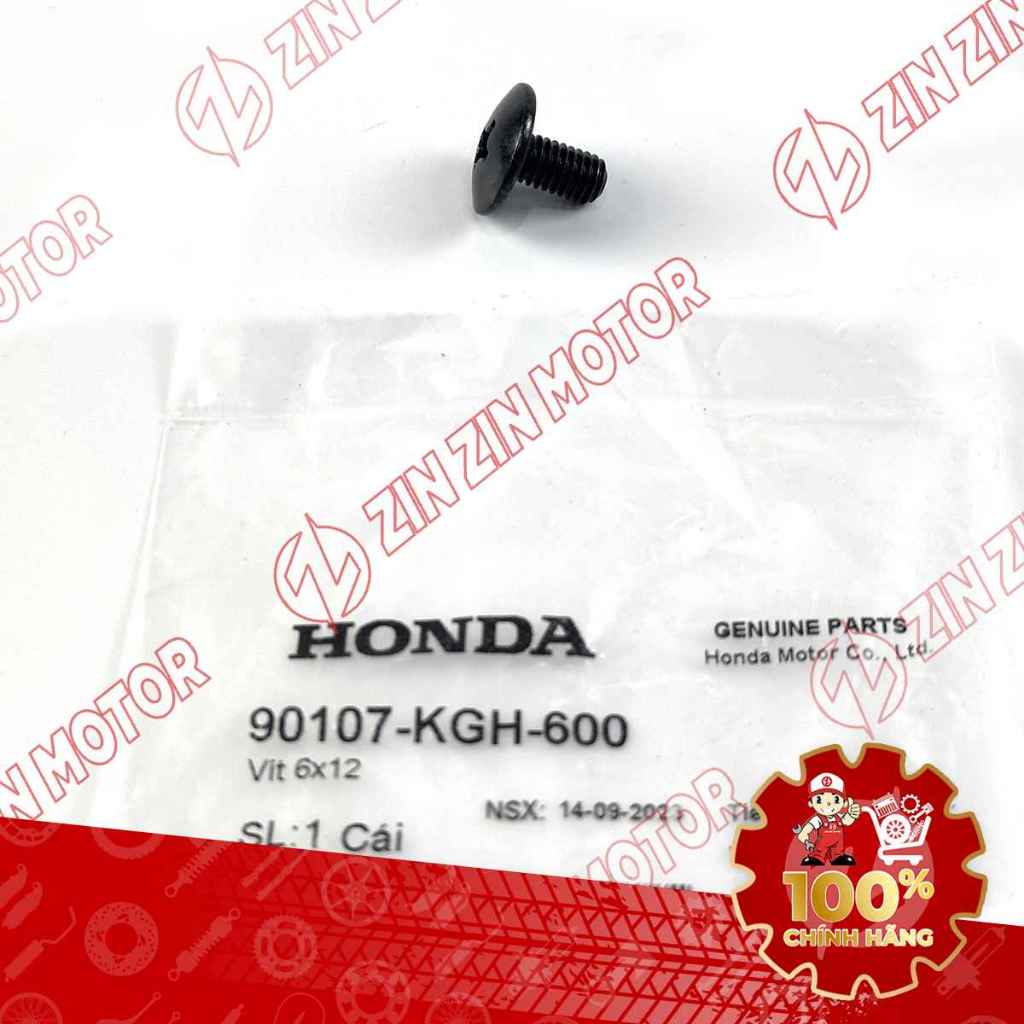 สกรู HONDA ขนาด 6x12 Winner, Vario, Future, Scoopy และหลายแท้ Honda 90107-KGH-600, 90107KGH600 รุ่น 