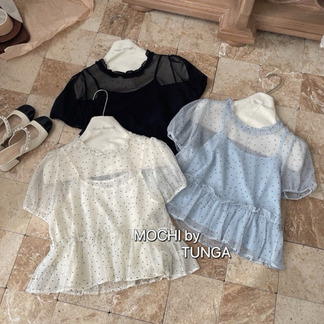 VAGE POINK BABY DOLL SILK SHIRT SET QC MS20018