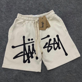 STUSSY กางเกงขาสั้น ไม่จํากัดเพศ สําหรับผู้ชายและผู้หญิงกางเ…