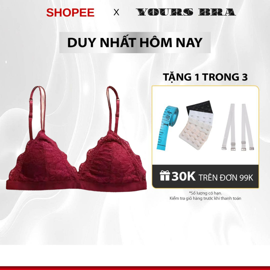 Yours Bra BR205 บราผู้หญิงไร้โครง ฟองน้ําบาง ยกกระชับหน้าอกอ่อนโยน