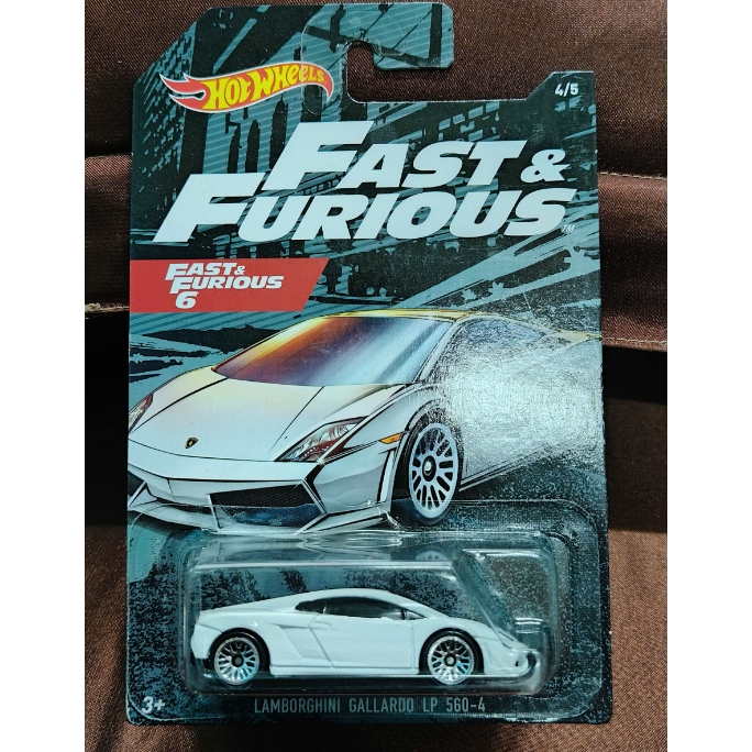 โมเดลรถ Hot Wheels Fast & Furious - Lamborghini Gallardo LP 560-4 กล่องตาบอด Winter House