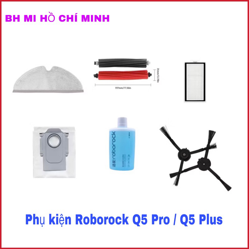 (สินค้าแท้) อุปกรณ์เสริม Roborock Q5 Pro / Q5 Pro Plus