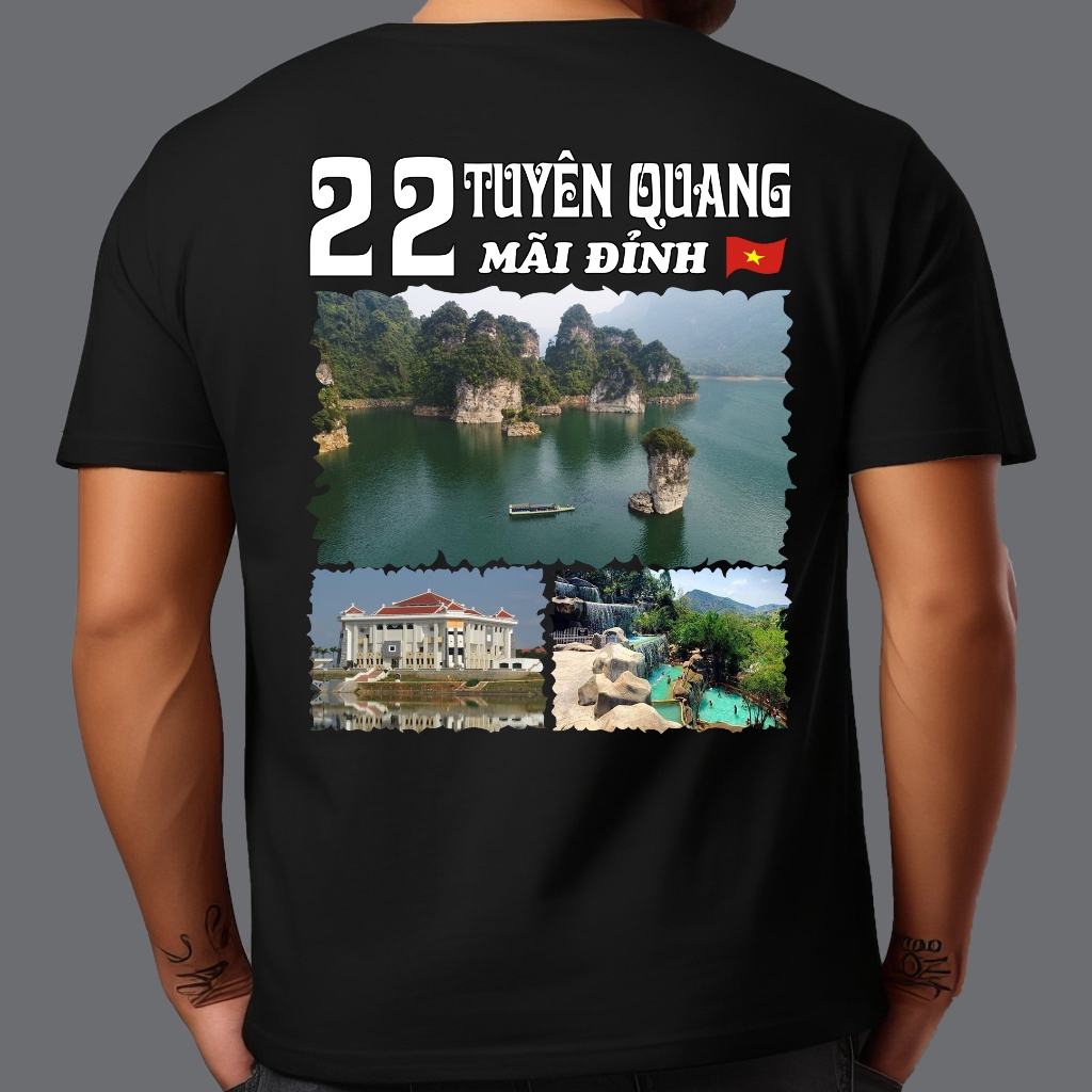 เสื้อยืดพิมพ์ลาย 22 Tuyen Quang Forever Peak