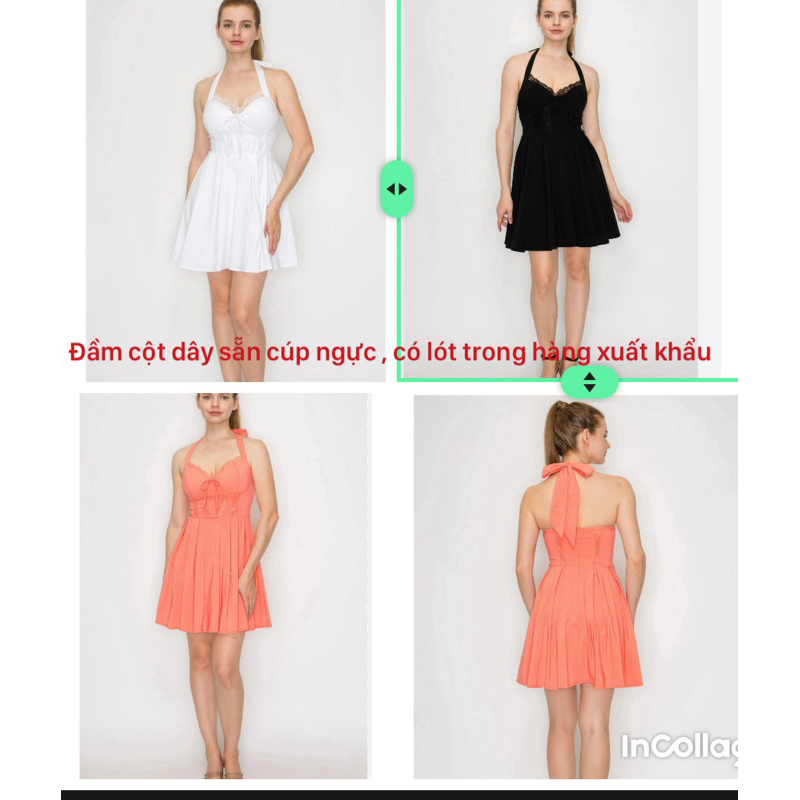 READY STRAPED DRESS สําหรับ EXPORT BREAST CUP