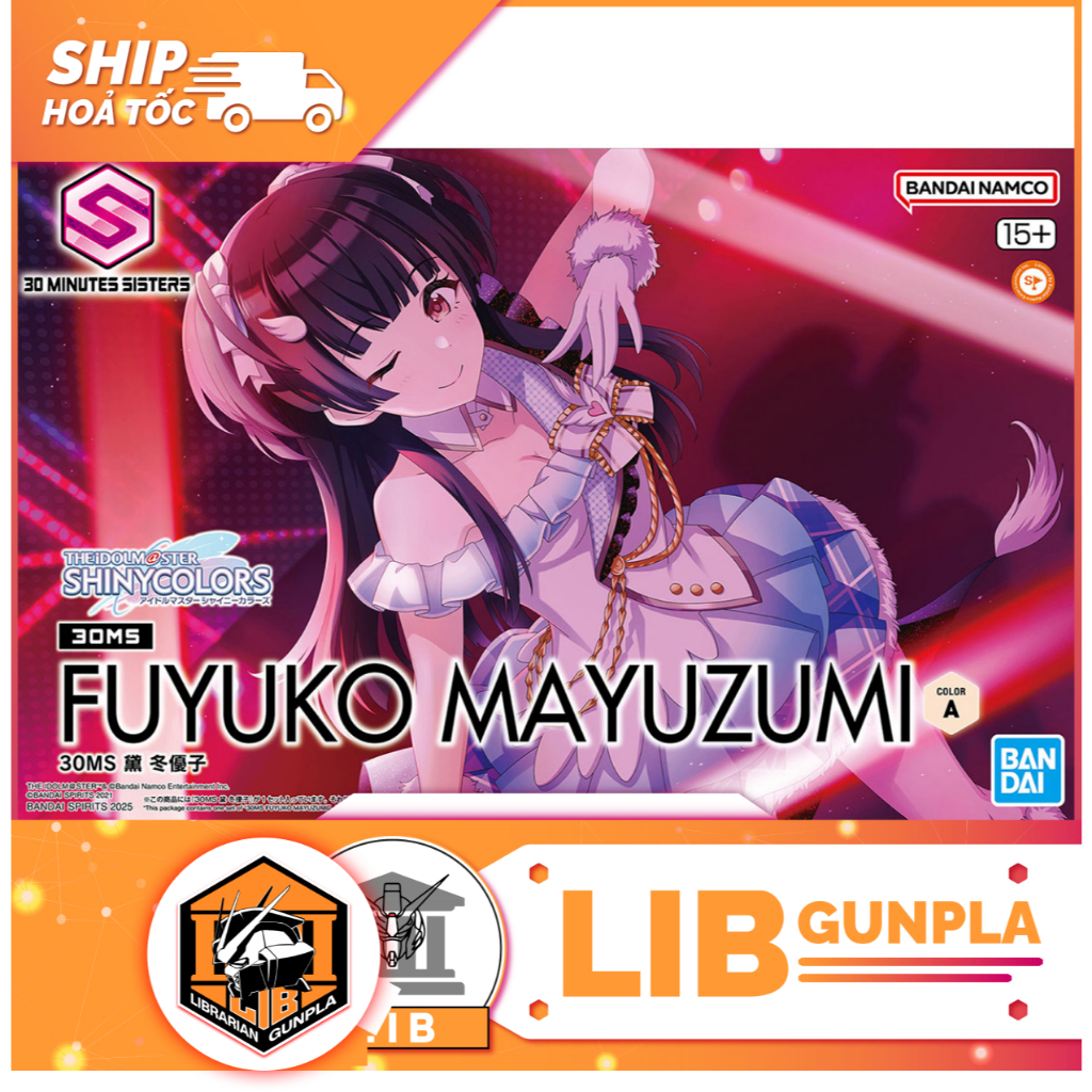 Bandai 30MS Fuyuko Mayuzumi Assembly Model