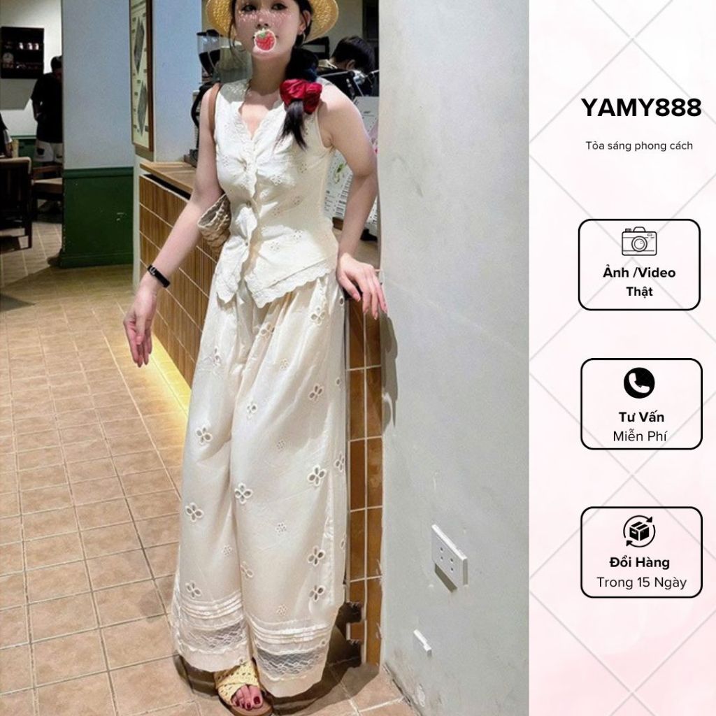 ชุดกางเกงขากว้างแฟชั่นกว่างโจว Sb6407 - Yamy888