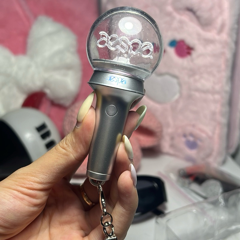 พวงกุญแจขนาดเล็ก Lightstick Aespa Official