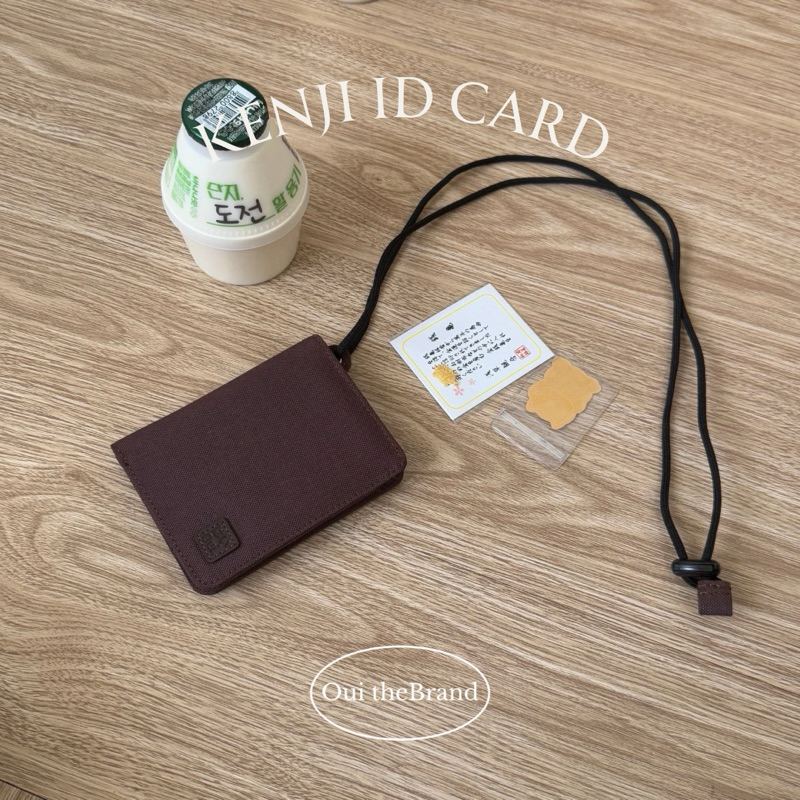 [ Gift Susukatari ] Kenji じ Canvas ID Wallet - KENJI 2 in 1 Canvas Hanging Wallet ( Ouithebrand )