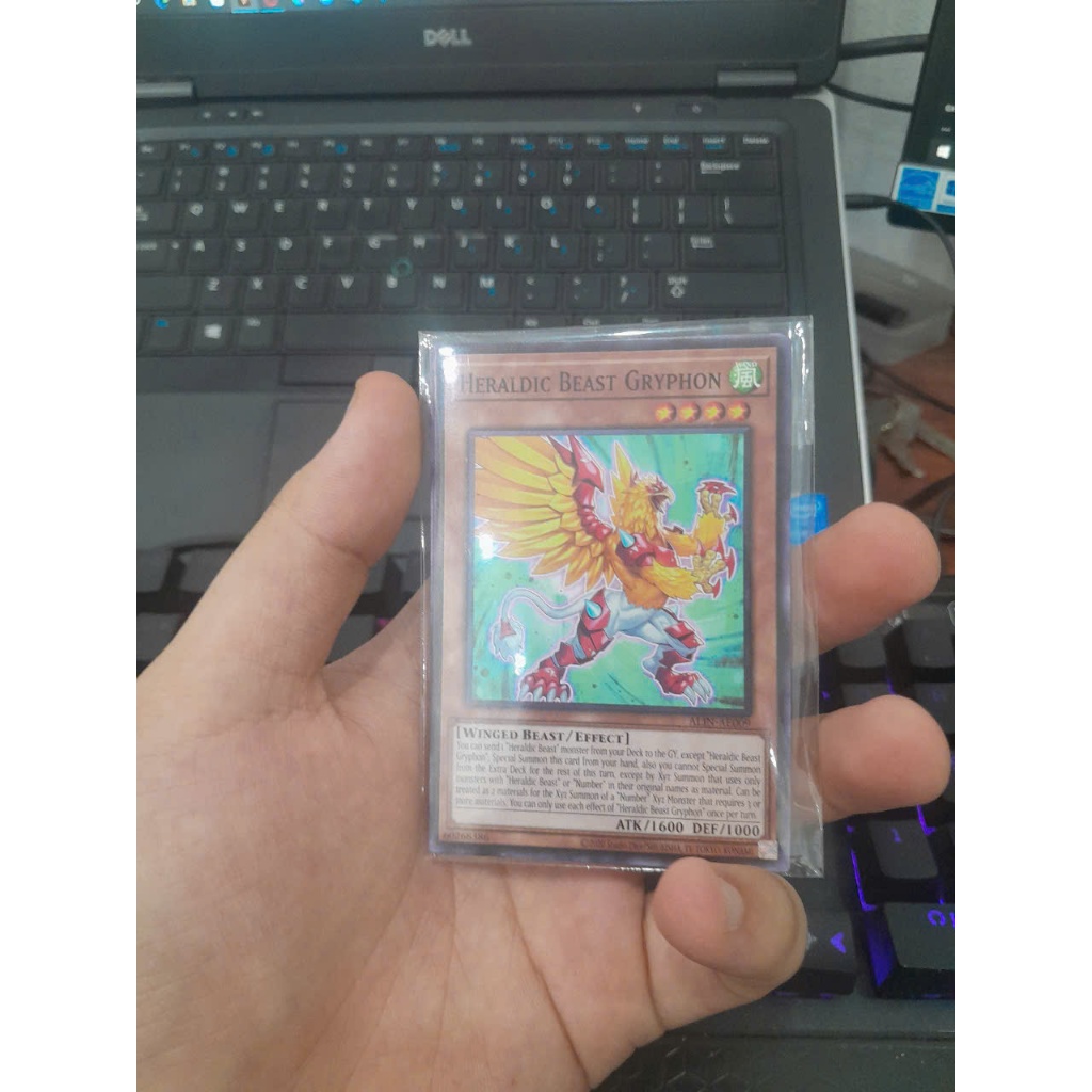 [ 20250519 ] การ์ด Yugioh Heraldic Beast Gryphon ALIN-AE009