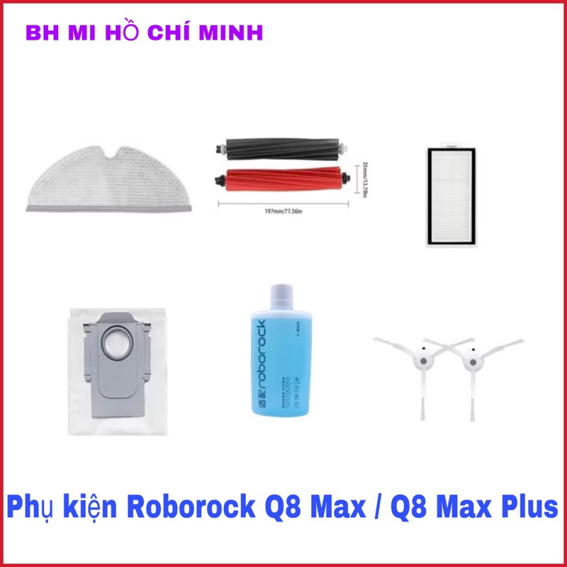 (สินค้าแท้) อุปกรณ์เสริม Roborock Q8 Max / Q8 Max Plus