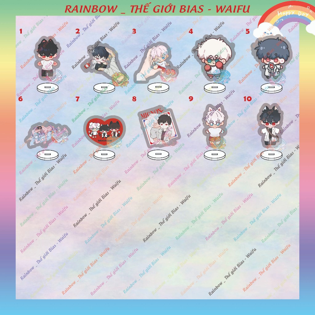 Mignon micha Standee 5cm, โมเดลอะคริลิค Mignon manhwa