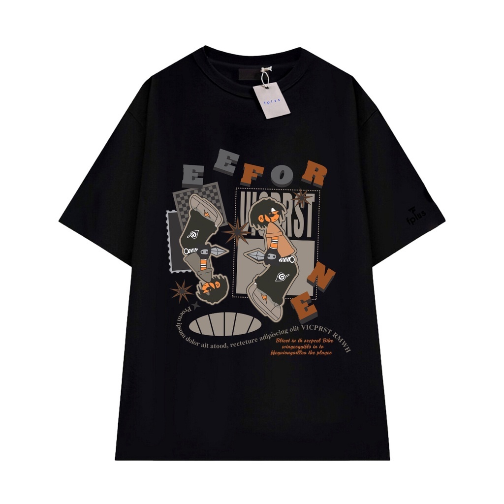 เสื้อยืด Unisex Premium Tee T39 FPLUS ทรงหลวม