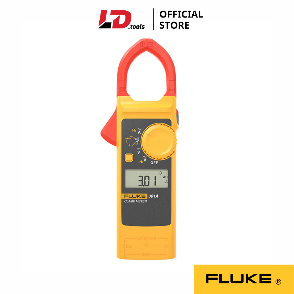 FLUKE 301A แคลมป์มิเตอร์วัดกระแส AC 400A (สินค้าแท้)