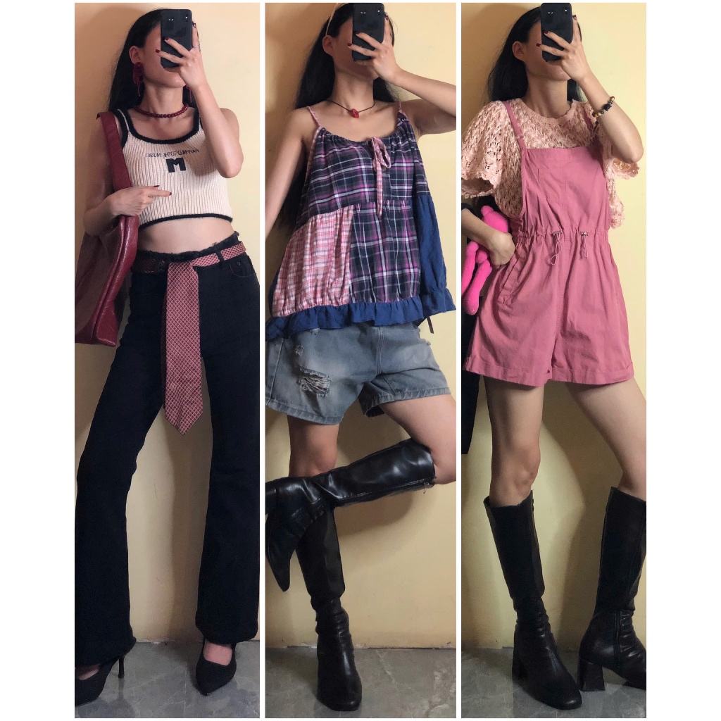 เดรสวินเทจตัวยาวผสมสําเร็จ ig: april6_clothing