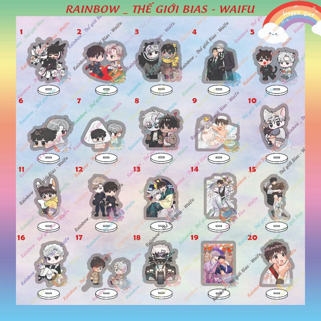 Passion micha Standee 5cm โมเดล Passion manhwa bl อะคริลิค