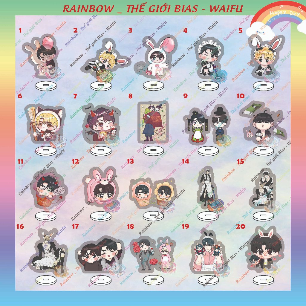 Payback micha Standee 5cm, manhwa Vengeance อะคริลิครุ่น bl