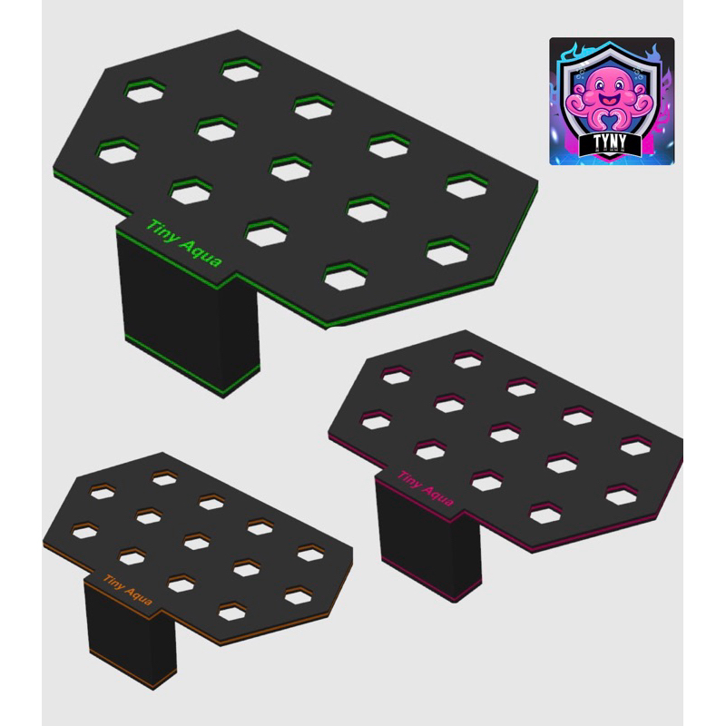 ขาตั้ง Coral Frag พิมพ์ลาย 3D พร้อมแม่เหล็กเหนียวสุดๆ