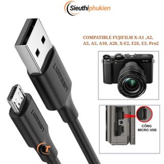 สาย USB เชื่อมต่อกล้อง Fujifilm X-A1 A2 A3 A5 A10 A20, X-E2 …