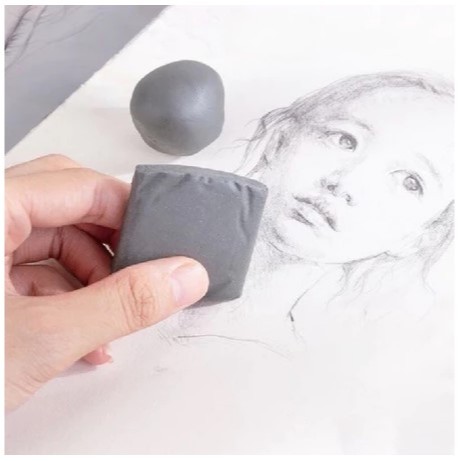 Combo of 3 Deli 2610 Soft Eraser Soft Elastic Clay Eraser Super Clean Pencil Eraser สําหรับการวาดภาพ