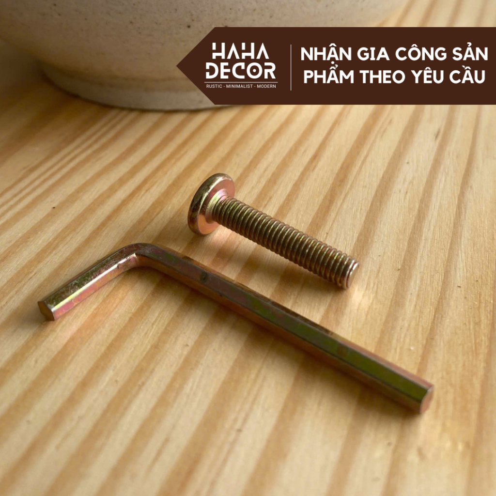 สกรูหกเหลี่ยมจม M6 ยาว 3 ซม. พร้อมหกเหลี่ยม VIT 6 ด้าน