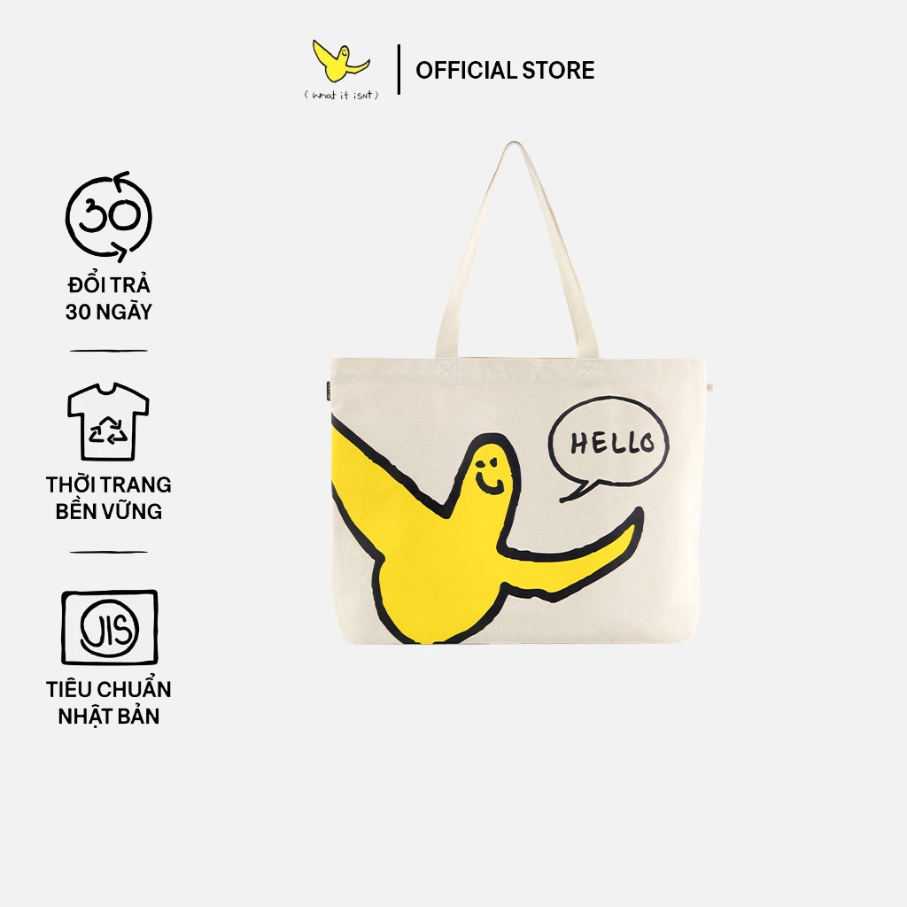 Wii Canvas Hello Angel Tote Bag - isNt