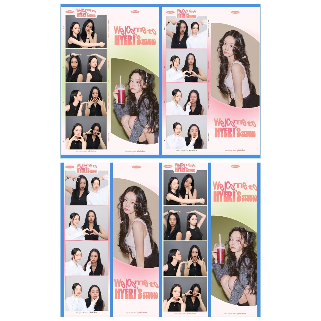 ชุดโปสการ์ด 2 ใบ (9x12) + 4 รูป (4x12) รูป Lee Hyeri