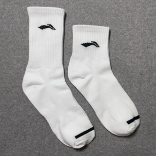 หลิงหนิง สูง -ถุงเท้าแบดมินตันกลางตัดหนาถักถุงเท้ากีฬาที่ไม่…