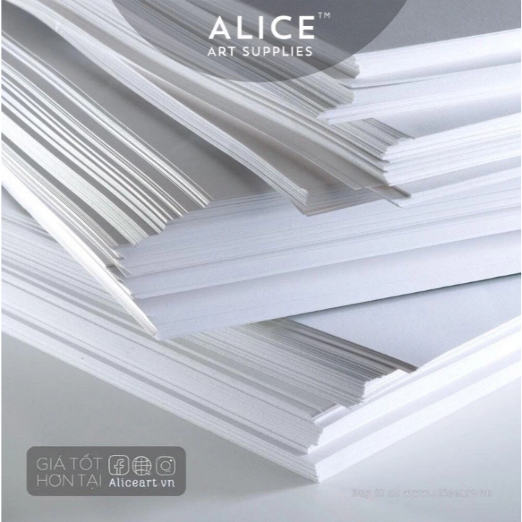 10 แผ่นสีขาว ROKI DRAWING NOTEBOOK PAPER A1 A2 A3 A4 หนา 200 แกรมสําหรับวาดดินสอ, เครื่องหมาย, gouac