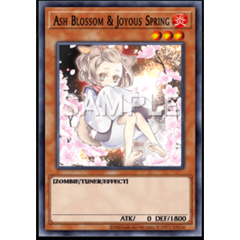 การ์ด Yugioh ของแท้ Ash Blossom & Joyous Spring sdae