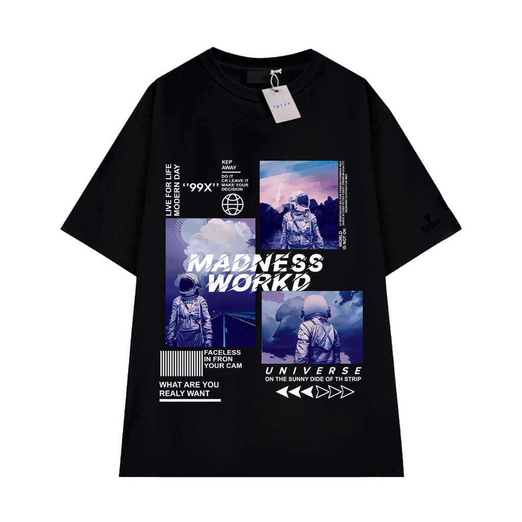 เสื้อยืดพรีเมี่ยม Unisex T41 MADNESS WORKD FPLUS