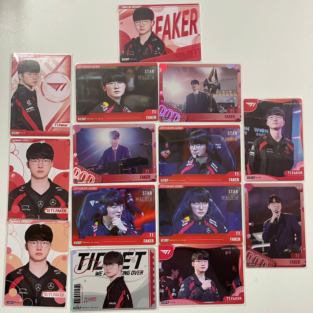 Buffun LCK T1 เกมการ์ด VER 1 2 3 ปิดการ์ด