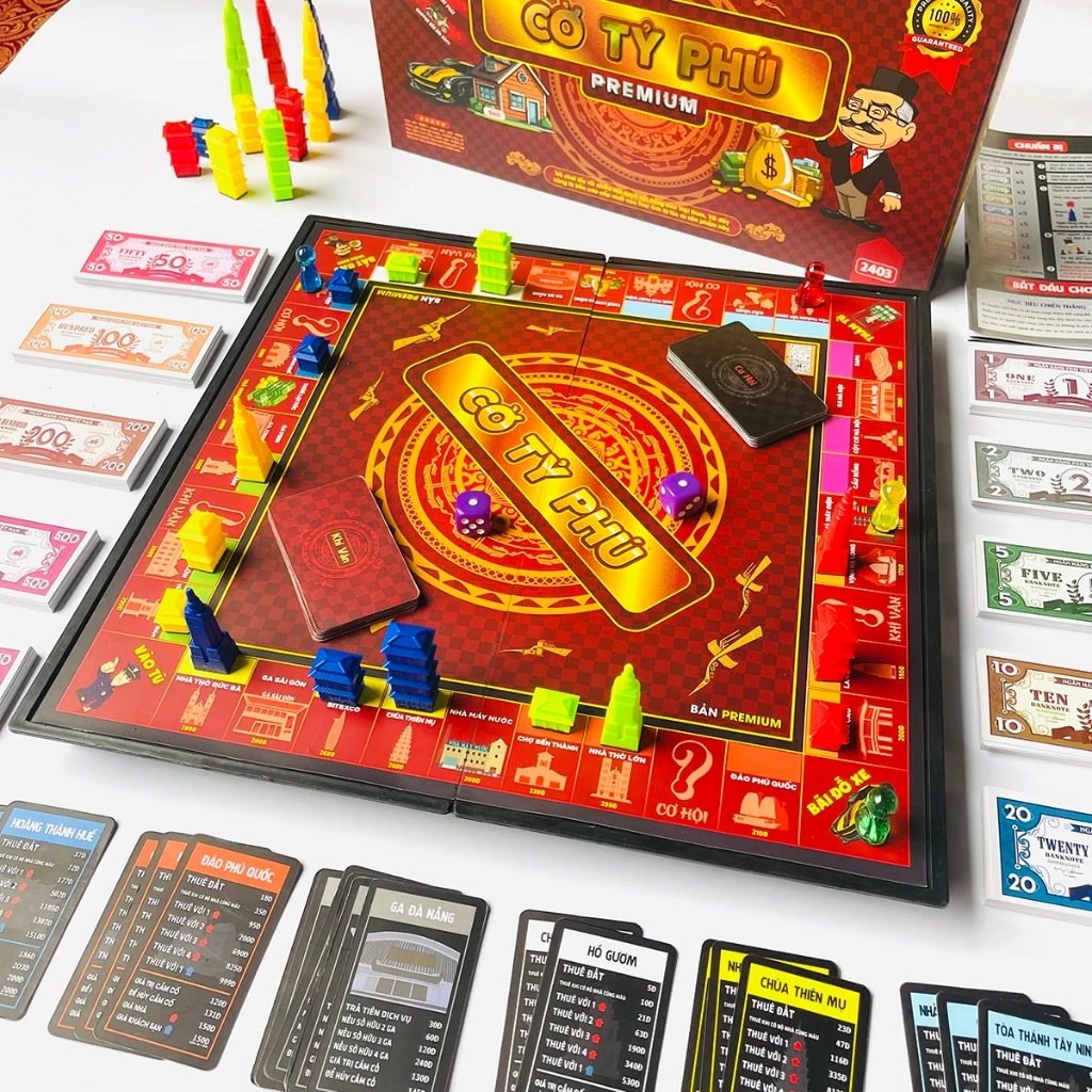 Hoi An Traders Magnetic Monopoly Toy และ Premium Edition 2403 - แบรนด์ Foxi