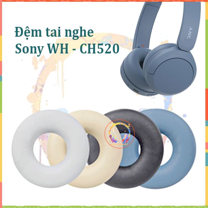ฟองน้ํารองหูฟัง Sony WH-CH520, เคสหูฟังหนัง Sony wh ch520
