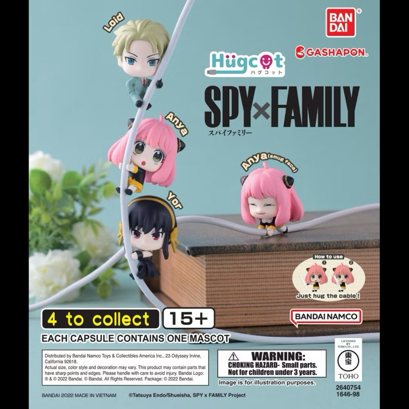 (In stock)spy family รุ่นสวิงชาร์จประกอบด้วย Anya,Yor,Loid