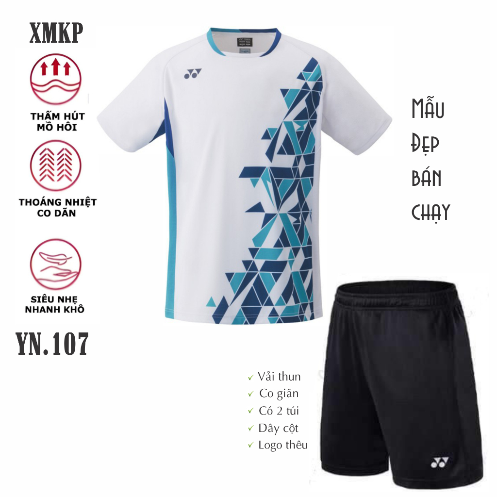 สวยขายดี แบดมินตัน พิกบอล วอลเลย์บอล เทเบิลเทนนิส ฟิตเนส เสื้อกีฬา ผ้ายืด ระบายอากาศ (YN107)