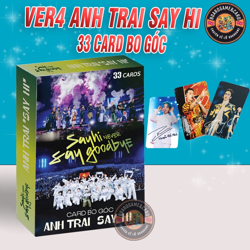 [Ver 4] BROTHERS SAY HI Never Say Goodbye 33 รูปภาพพร้อมลายเซ็น - พี่ Say Hi Photocard