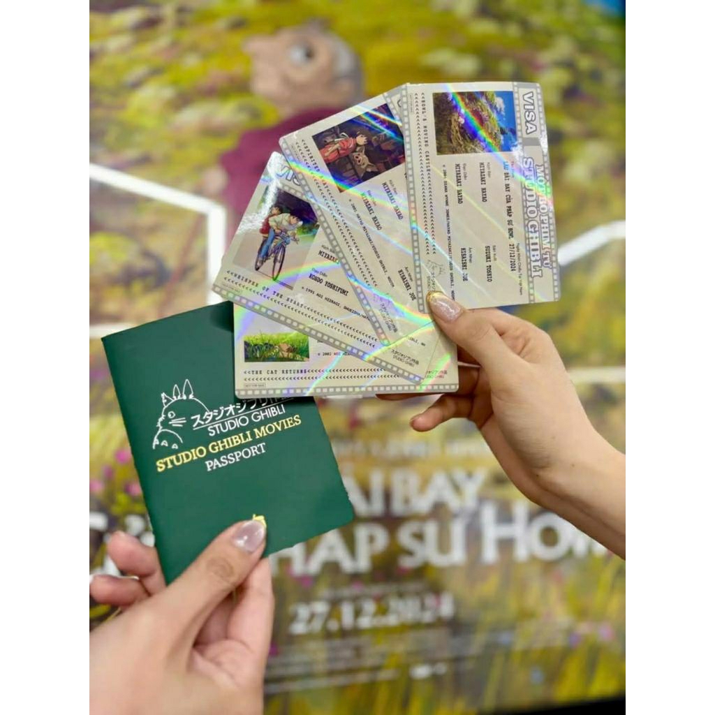[ CGV + GHIBLI STUDIO] หนังสือเดินทาง CGV ของแท้และ Visa Ghibli