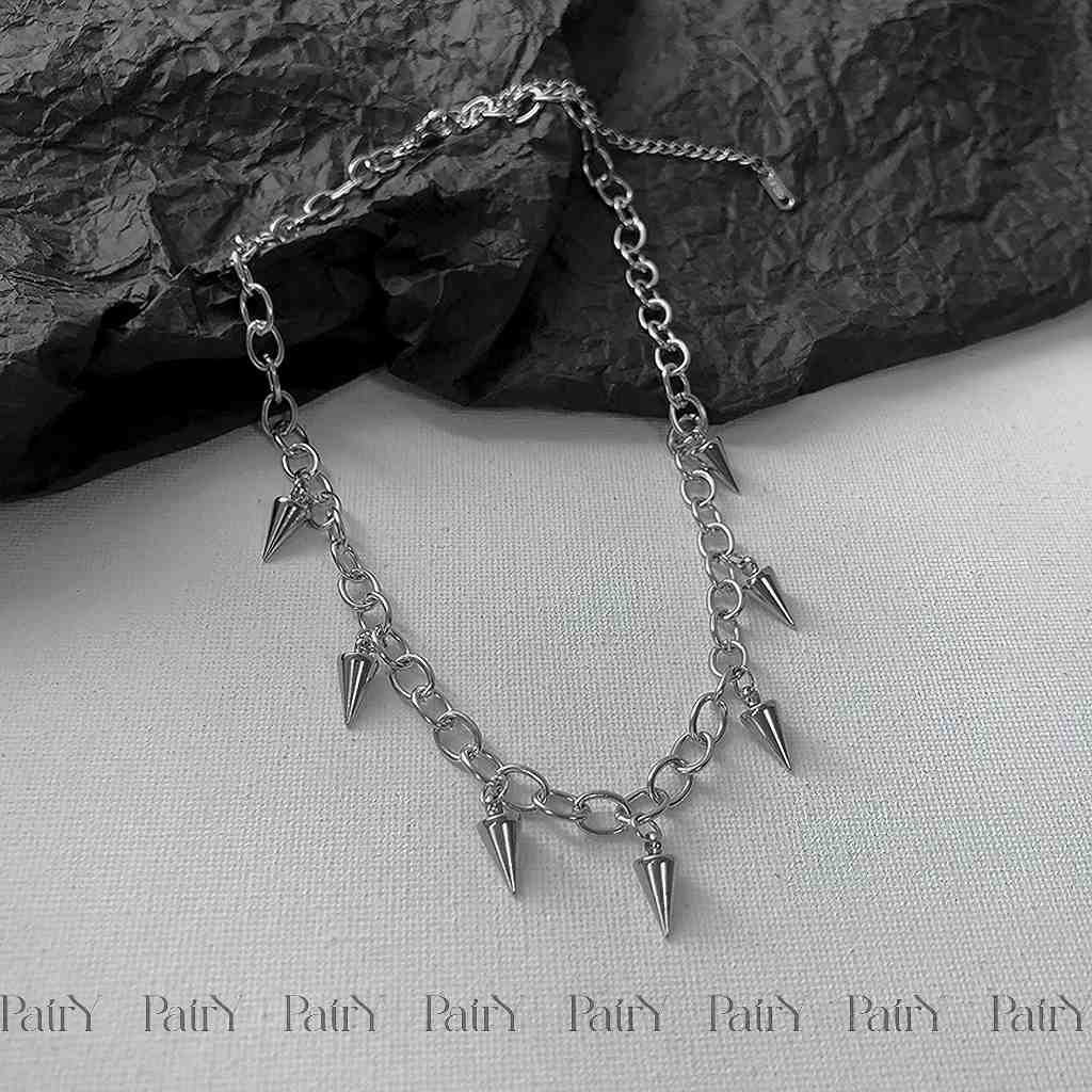 สร้อยคอ PatrY เหล็กไทเทเนียม (สแตนเลส) N013 สร้อยคอ unisex สําหรับผู้ชายและผู้หญิง