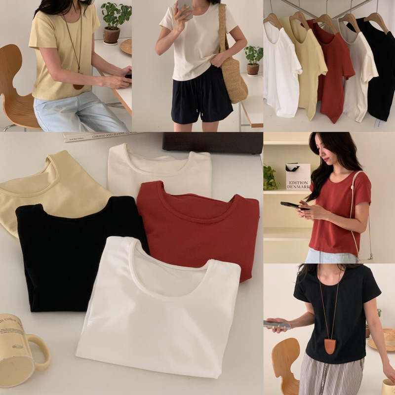 NUTCLOSET - เสื้อยืดแขนกุดธรรมดา 2615_A2133