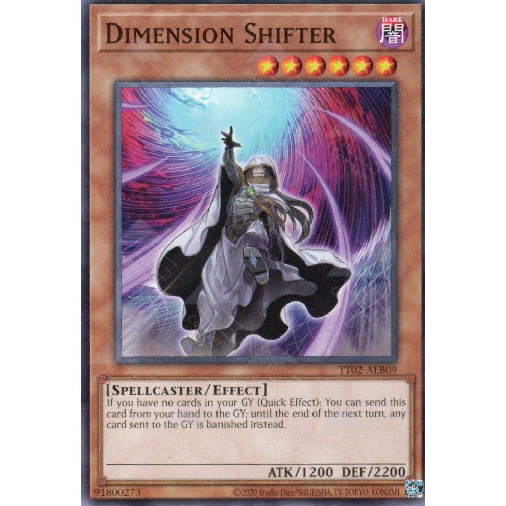 [Yugioh Funny Shop] การ์ด 1 ใบ TT02-AEB09 Dimension Shifter (N)