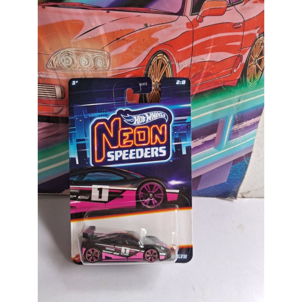 HOT WHEELS MCLAREN F1 GTR - NEON SPEEDERS