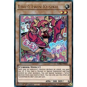 การ์ด Yugioh - TCG (UK) - LiveTwin Ki-sikil - RA04-EN035
