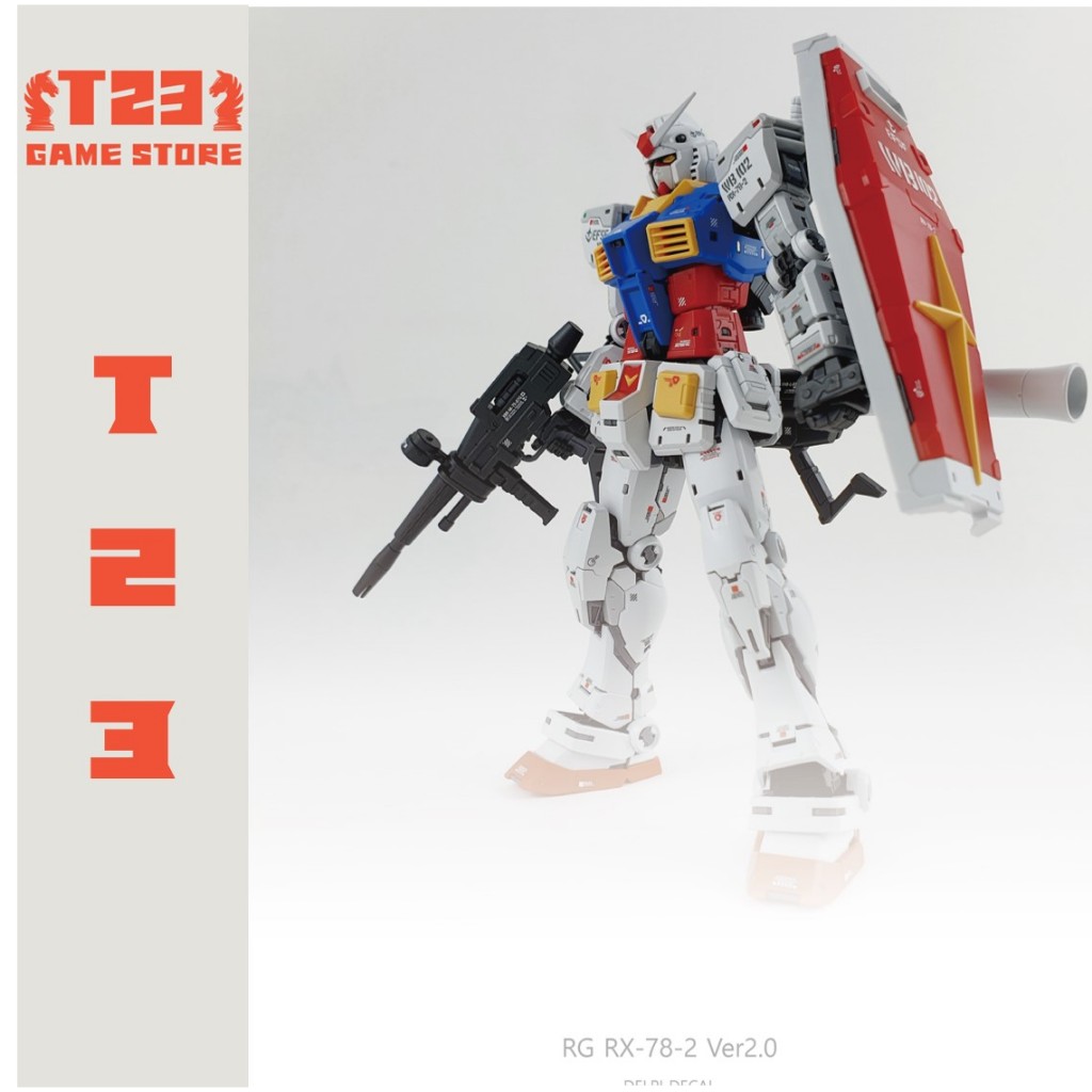 รูปลอกน้ําสําหรับ RG RX-78-2 Ver2.0 รุ่น – อุปกรณ์เสริมอัพเกรดรายละเอียดสําหรับ RG RX-78-2 Ver2.0 รุ