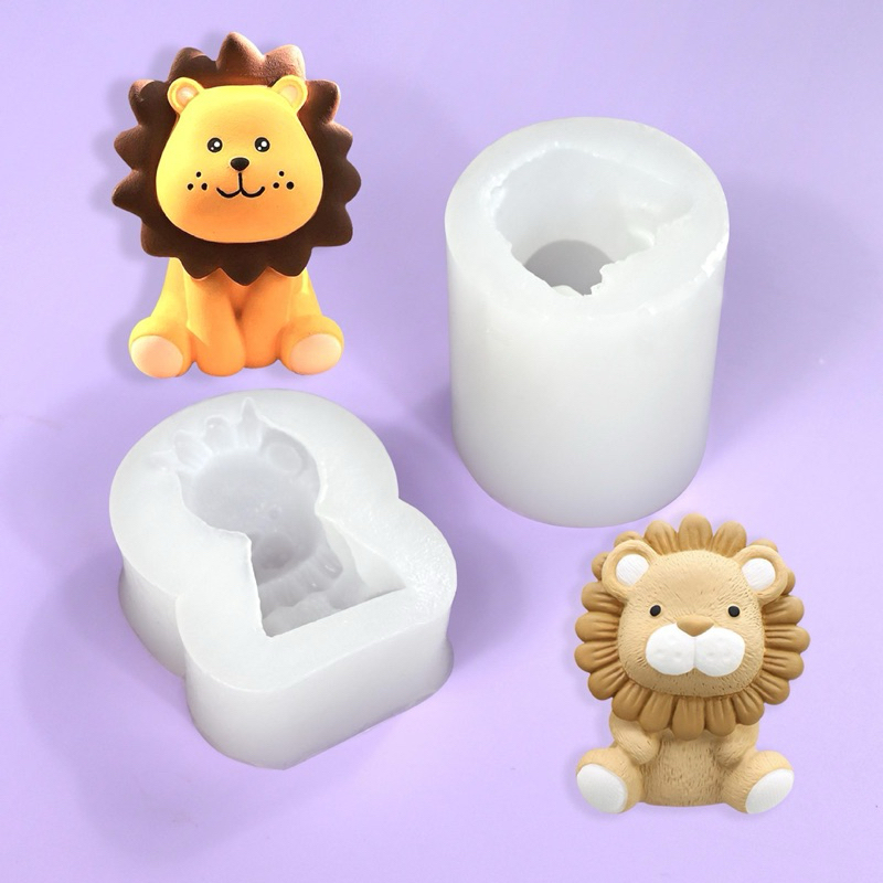 3D LION SHAPE SILICON MOLD
